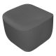 Pouf d'extérieur translation anthracite